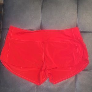 Lululemon speed shorts 2.5 low rise